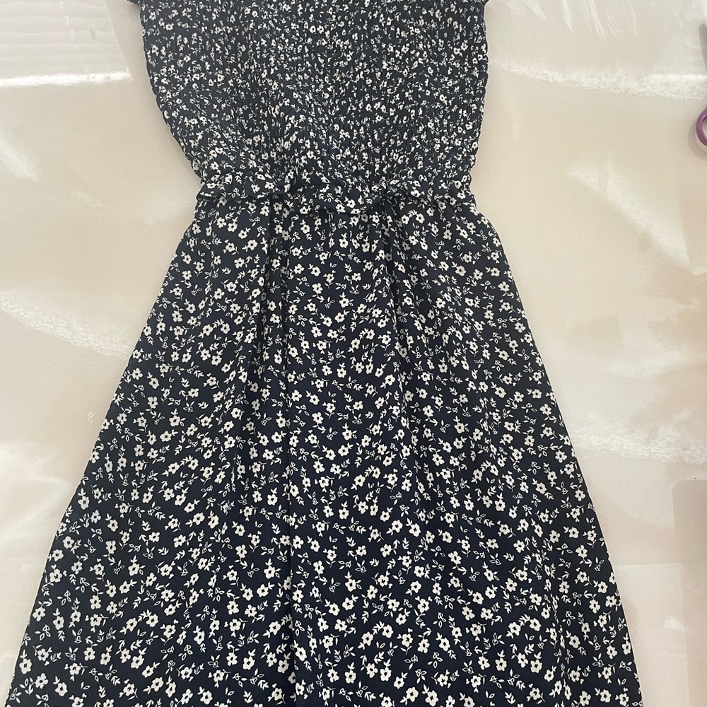 Sienna Sky Black Floral Midi Dress